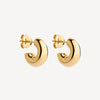 Moonbow Stud Earrings | Yellow Gold