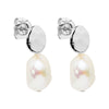 Renaissance Pearl Earrings | Sterling Silver