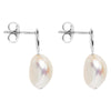 Renaissance Pearl Earrings | Sterling Silver