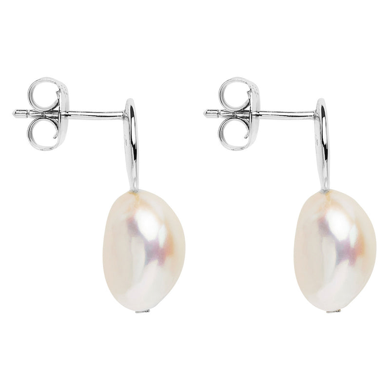Renaissance Pearl Earrings | Sterling Silver