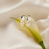 Renaissance Pearl Earrings | Sterling Silver