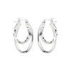 Sea of Change Hoop Earrings | Sterling Silver
