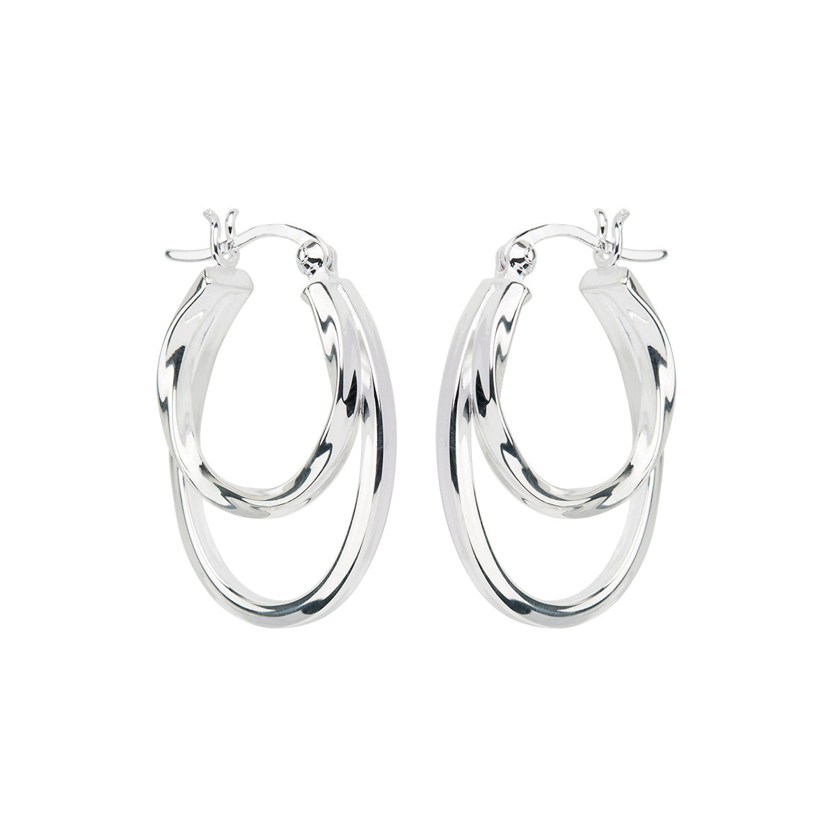 Sea of Change Hoop Earrings | Sterling Silver