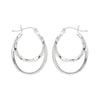 Sea of Change Hoop Earrings | Sterling Silver