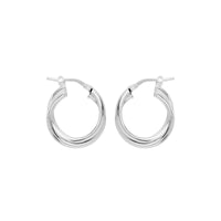 Sunshine Hoop Earrings | Sterling Silver