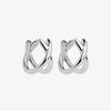 Moonkiss Huggie Earrings | Sterling Silver