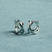 Moonkiss Huggie Earrings | Sterling Silver