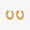 Constellation Huggie Earrings  | Yellow Gold