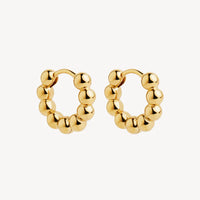 Constellation Huggie Earrings  | Yellow Gold