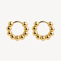 Constellation Huggie Earrings  | Yellow Gold