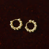 Constellation Huggie Earrings  | Yellow Gold