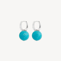 Capella Turquoise Earrings  | Sterling Silver