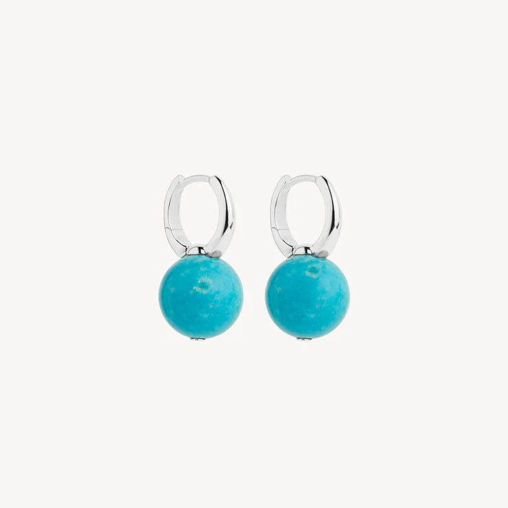 Capella Turquoise Earrings  | Sterling Silver