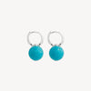 Capella Turquoise Earrings  | Sterling Silver