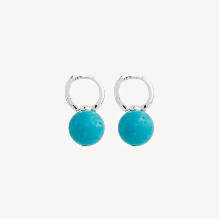 Capella Turquoise Earrings  | Sterling Silver