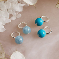 Capella Turquoise Earrings  | Sterling Silver