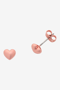 Winnie Rose Gold Heart Earring