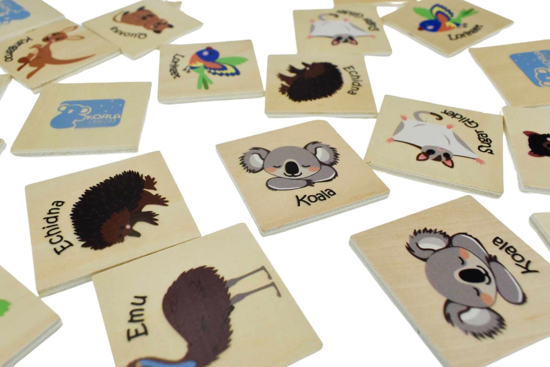 Bush Buddies Wooden Memory Game Australian Animals