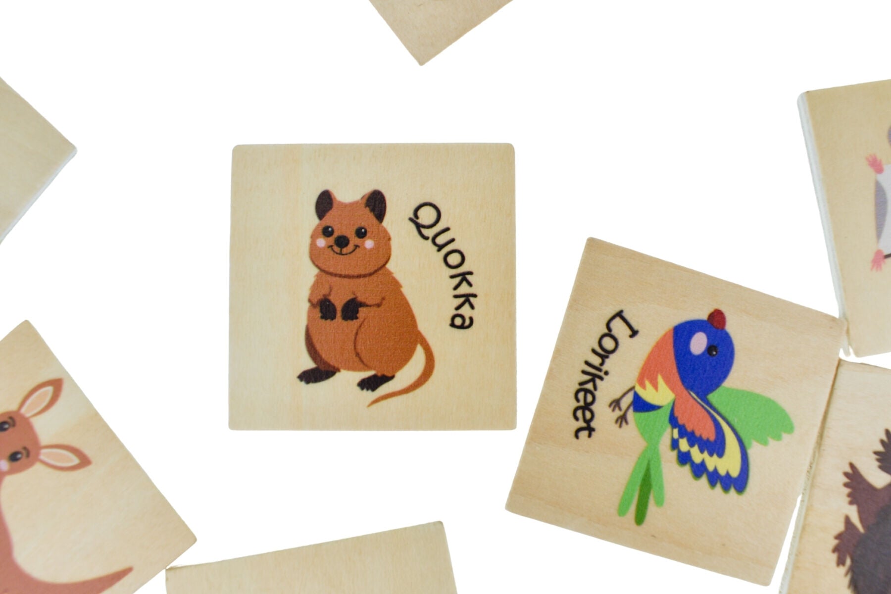 Bush Buddies Wooden Memory Game Australian Animals