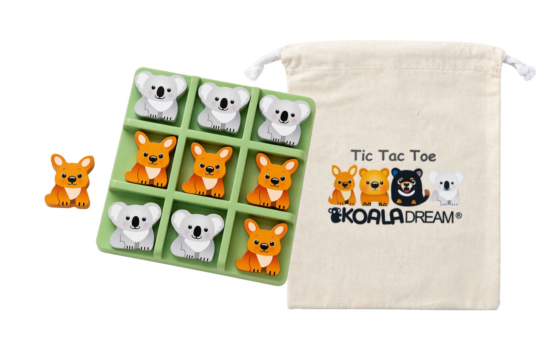 Bush Buddies Tic Tac Toe | Koala & Kangaroo