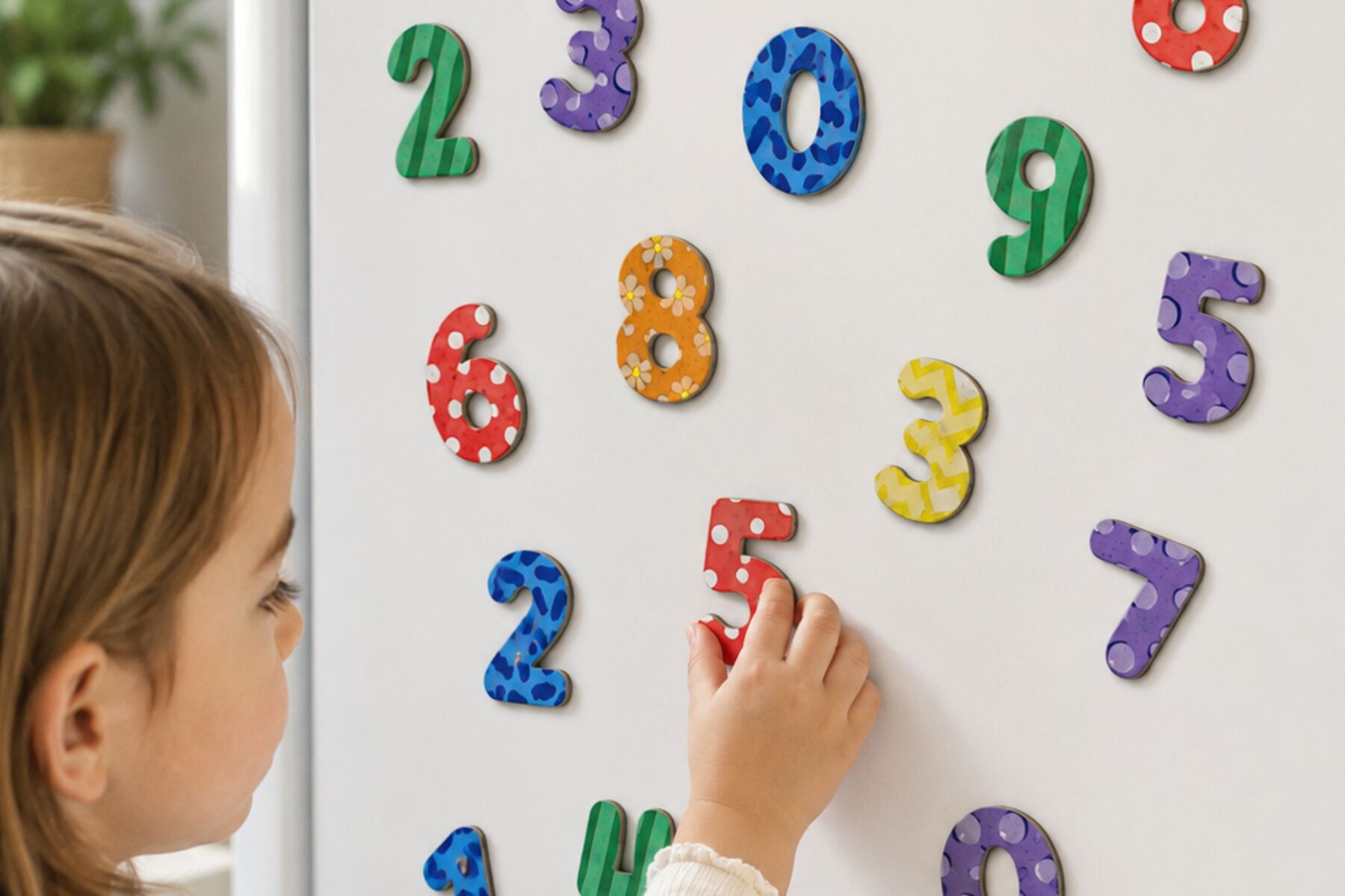 Fridge Friends Magnetic Numbers & Shapes 50pc