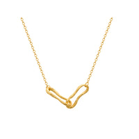 Eterna Interlink Necklace | 18KT Yellow Gold Plate