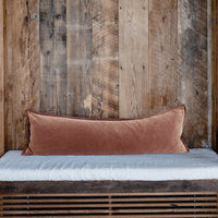 Evelyn Velvet Cushion | Clay