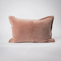 Evelyn Velvet Cushion | Clay