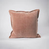Evelyn Velvet Cushion | Clay
