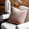 Evelyn Velvet Cushion | Clay