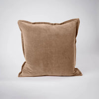 Evelyn Velvet Cushion | Natural