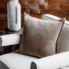 Evelyn Velvet Cushion | Natural