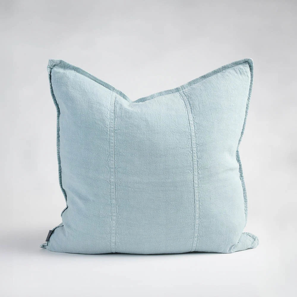 Luca Linen Cushion | Sky Blue