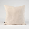 Marina Cushion | Off White w' Nutmeg Stripe