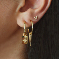 Dagger Hoops | 18KT Yellow Gold Plate