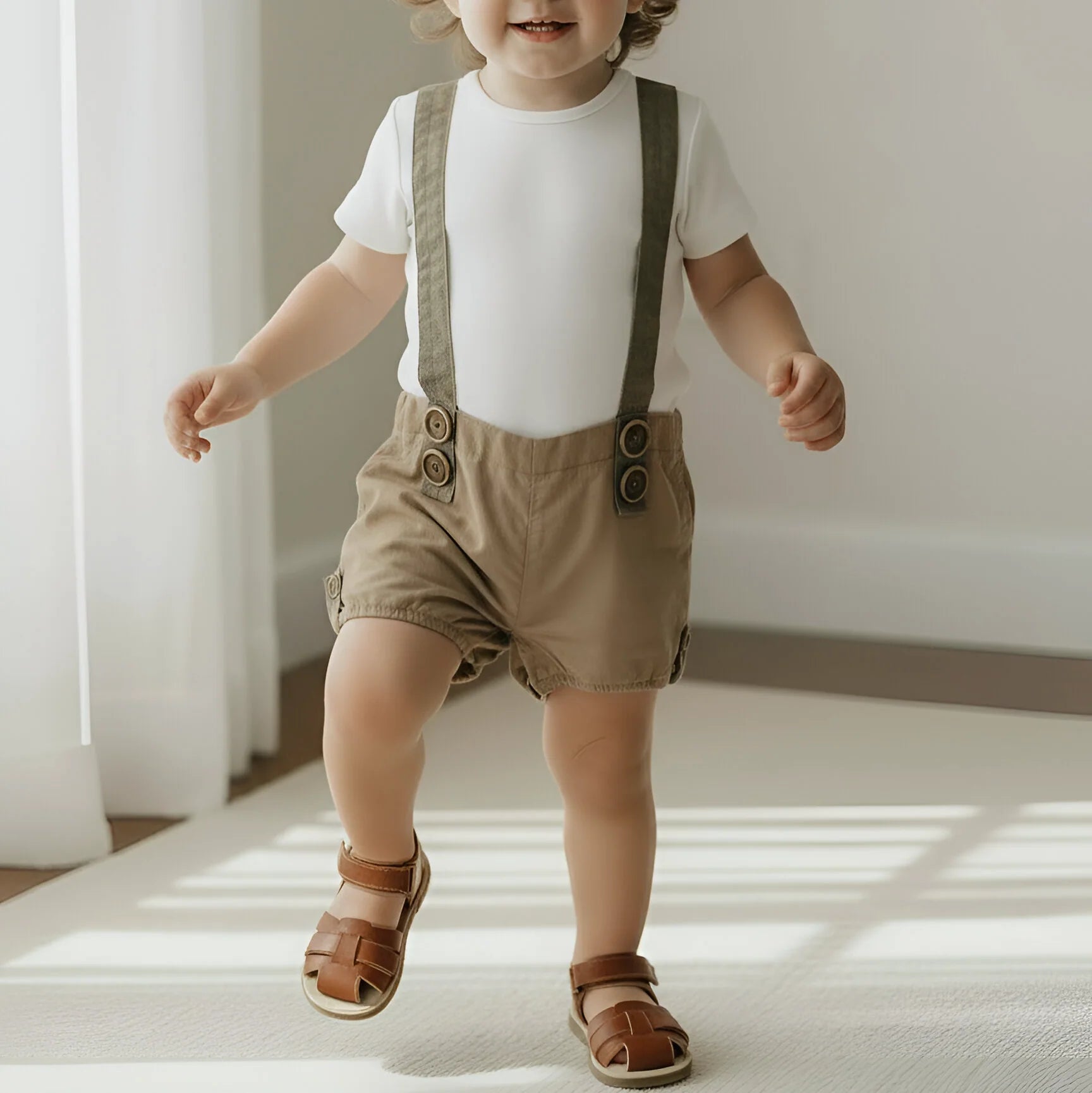 Baby Boys Digby | Oat Brown