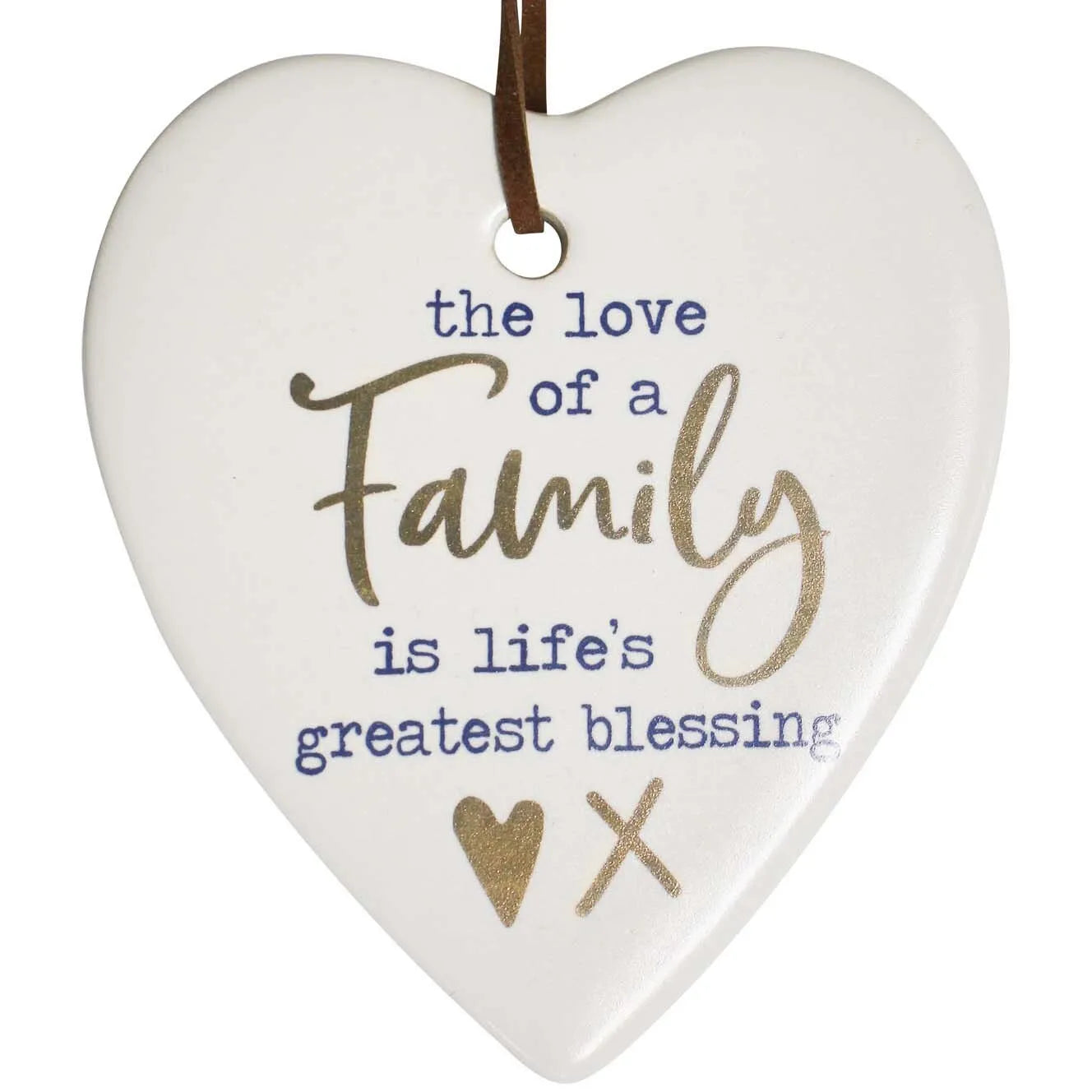 Ceramic Heart with Quote