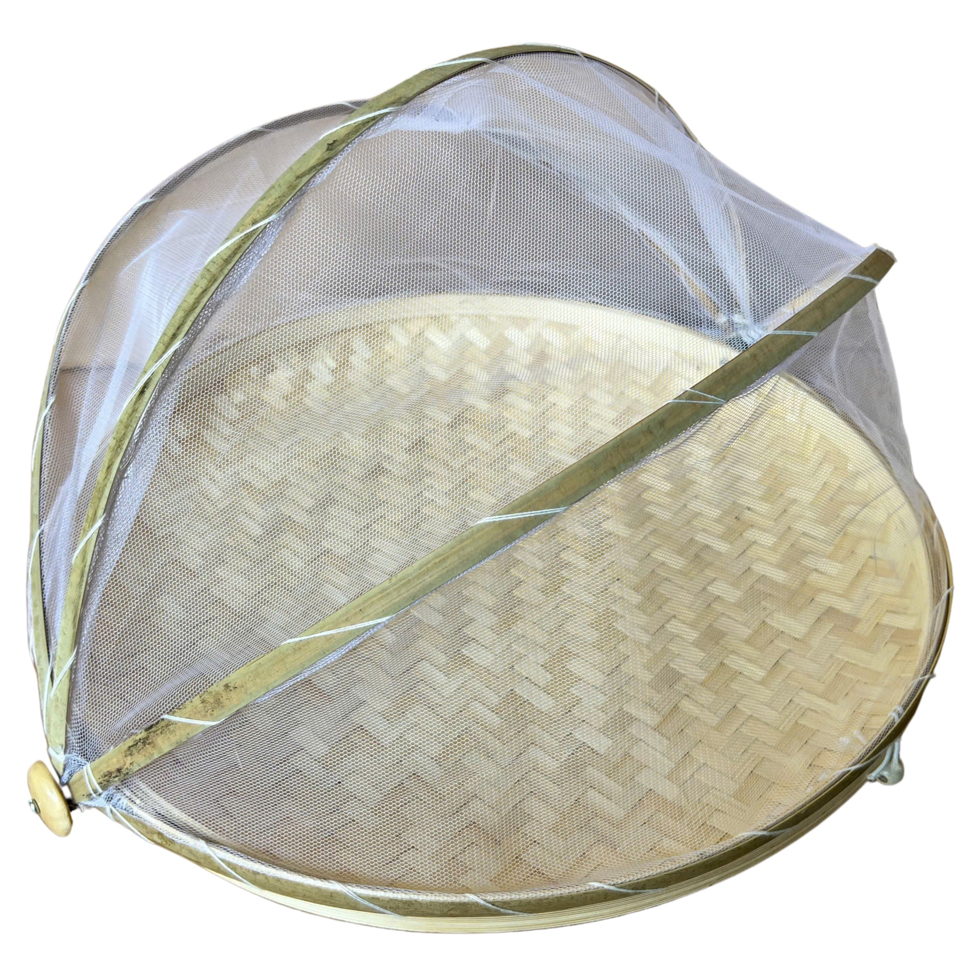 Mesh & Bamboo Food Cover