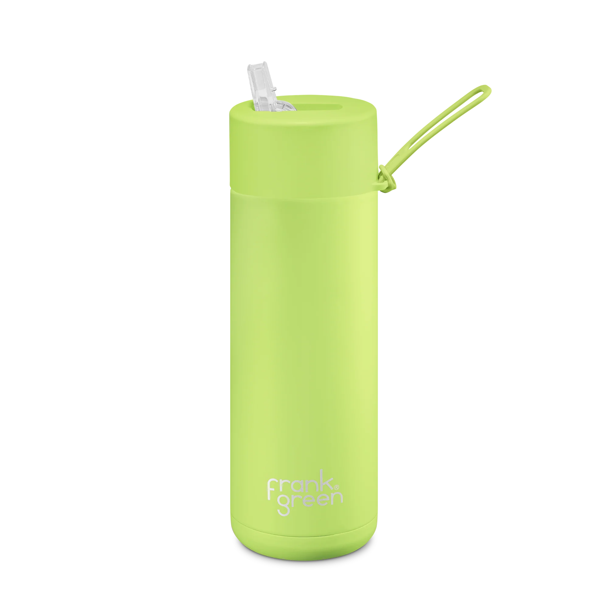 Ceramic Reusable Bottle with Straw Lid | 20oz 595ml