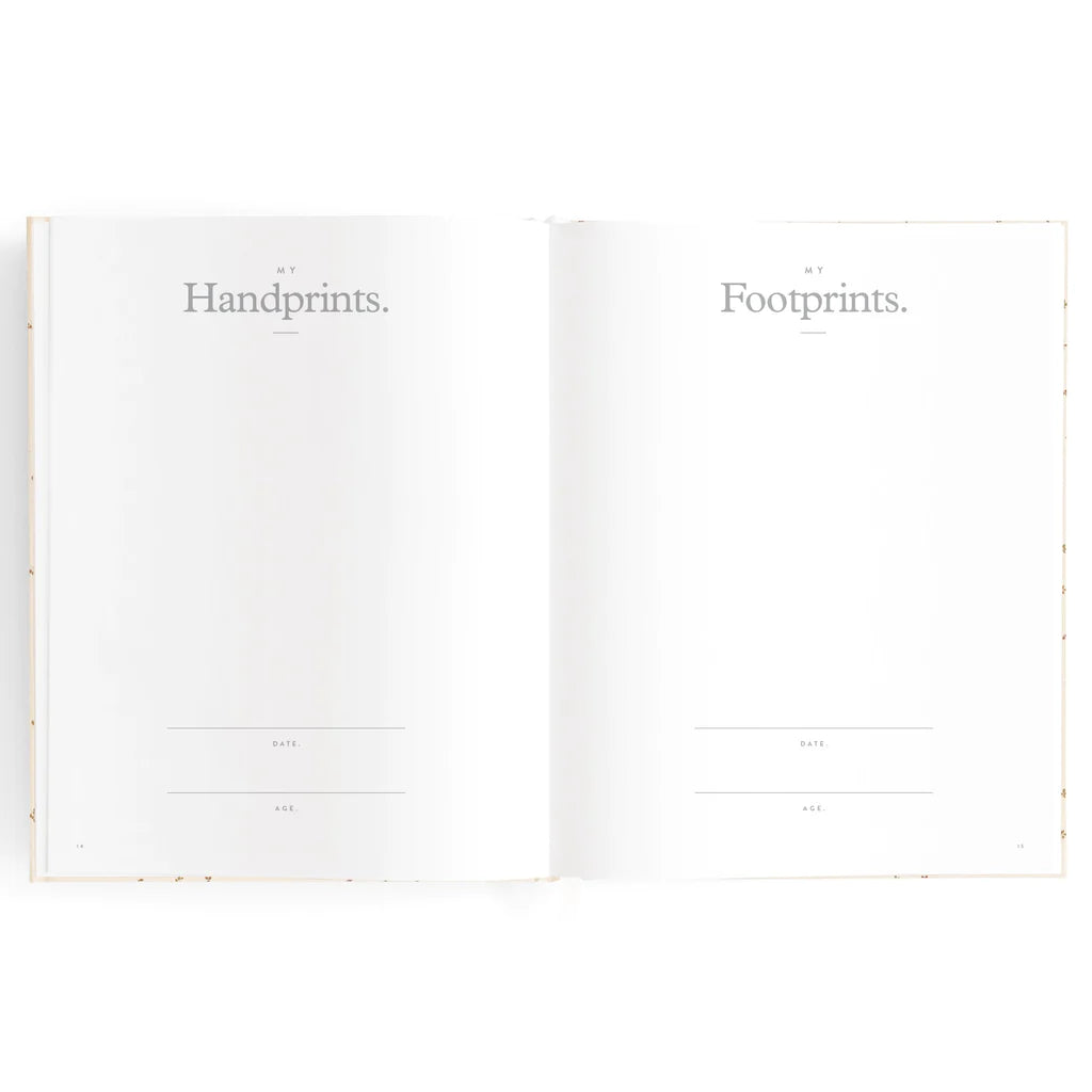 Baby Book Years 0-6 Forest Friends Sage | Keepsake 2nd Edition