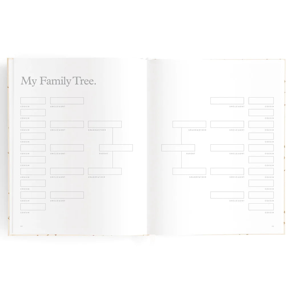 Baby Book Years 0-6 Forest Friends Sage | Keepsake 2nd Edition