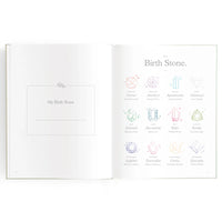 Baby Book Sage Stripe 0-6 Years | Keepsake 3rd Edition