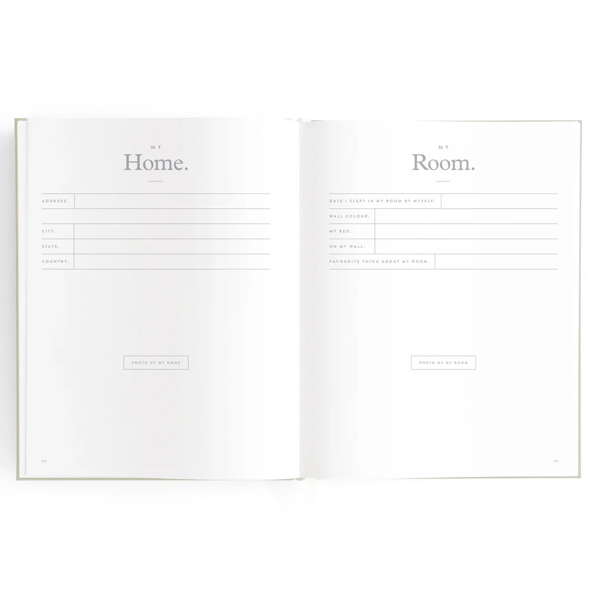 Baby Book Pistachio 0-6 Years | Keepsake 3rd Edition