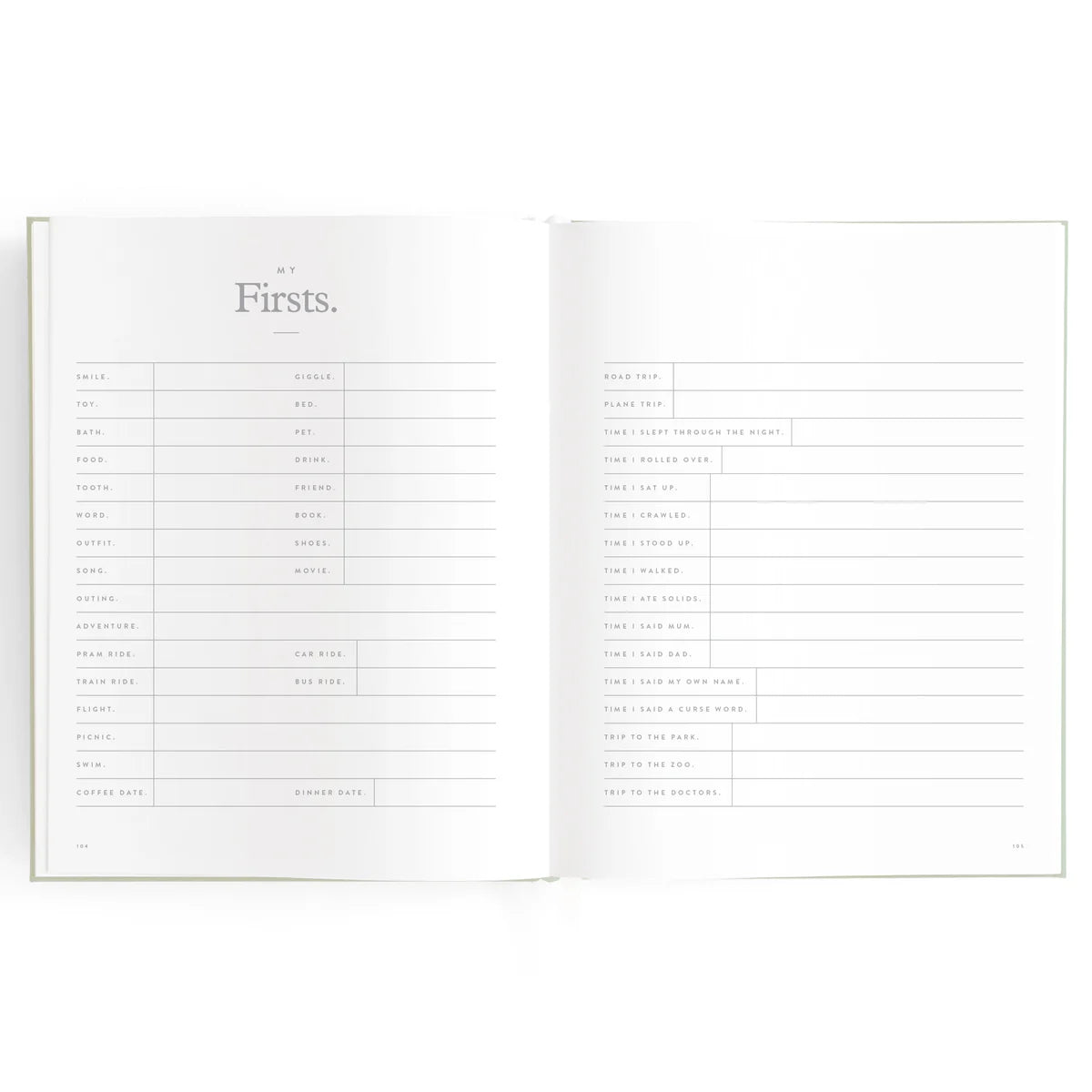 Baby Book Breton Stripe 0-6 Years | Keepsake 3rd Edition