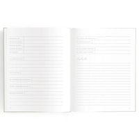 Baby Book Sage Stripe 0-6 Years | Keepsake 3rd Edition