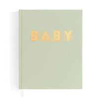 Baby Book Pistachio 0-6 Years | Keepsake 3rd Edition