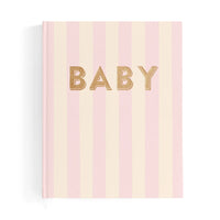 Baby Book Petal Stripe 0-6 Years | Keepsake 3rd Edition