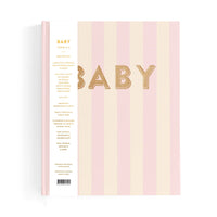 Baby Book Petal Stripe 0-6 Years | Keepsake 3rd Edition