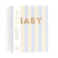 Baby Book Cloud Stripe 0-6 Years | Keepsake  3rd Edition