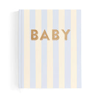 Baby Book Cloud Stripe 0-6 Years | Keepsake  3rd Edition